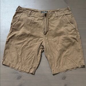 Express Tan Shorts Classic Style Size W33 L10